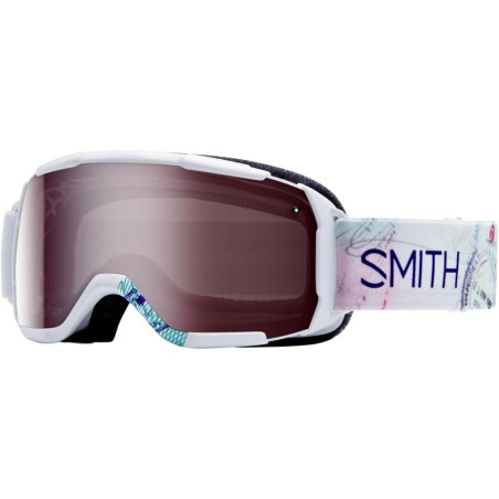 Smith Optics Maschera da Sci E Snowboard Showcase OTG S2 White Wanderlust Ignitor Mirror Compatibile con Mascherina Graduata