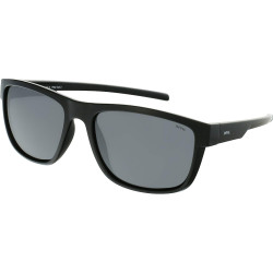 INVU OCCHIALI DA SOLE A2102A NERO LENTI POLARIZZATE FLESSIBILE LENTI SPECCHIATE SILVER