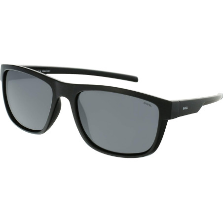 INVU OCCHIALI DA SOLE A2102A NERO LENTI POLARIZZATE FLESSIBILE LENTI SPECCHIATE SILVER