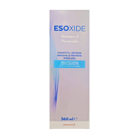 6 x Esoform Esoxide Sistema perossido monofase per lenti a contatto 360 ml con a
