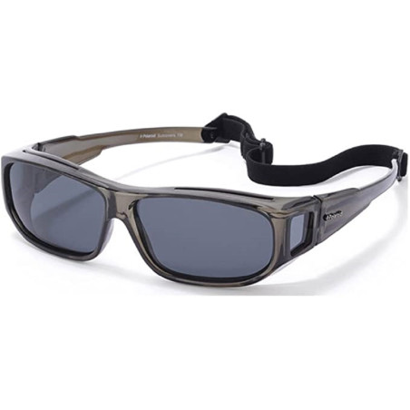 Polaroid P8042 09G/Y2 Grey 65 Occhiali, Unisex-Adulto Suncover