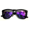 osserva Occhiali da sole Sunglasses INVU X 2803 C NERO VIOLA LENTI POLARIZZATE 100% UV