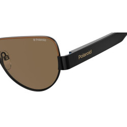 Occhiali da sole PLD 6122/S R60 BLACK BROWN Lenti Polarizzate 100% UV PROTECT