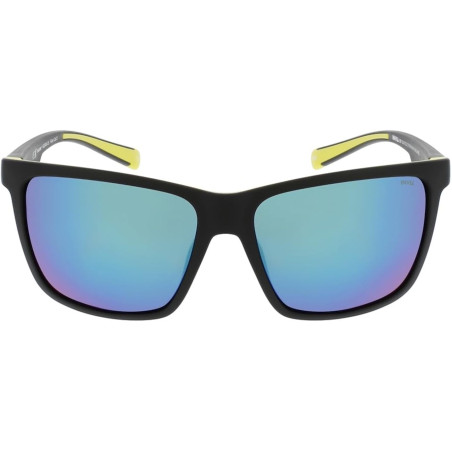 INVU Occhiali Da Sole IA22417B Nero Giallo Uomo Adulto Lenti Polarizzate Specchiate Verde