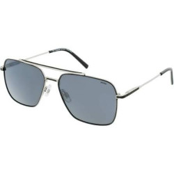 Occhiali da sole B1104C Silver Black Lenti Polarizzate 100% UV PROTECT
