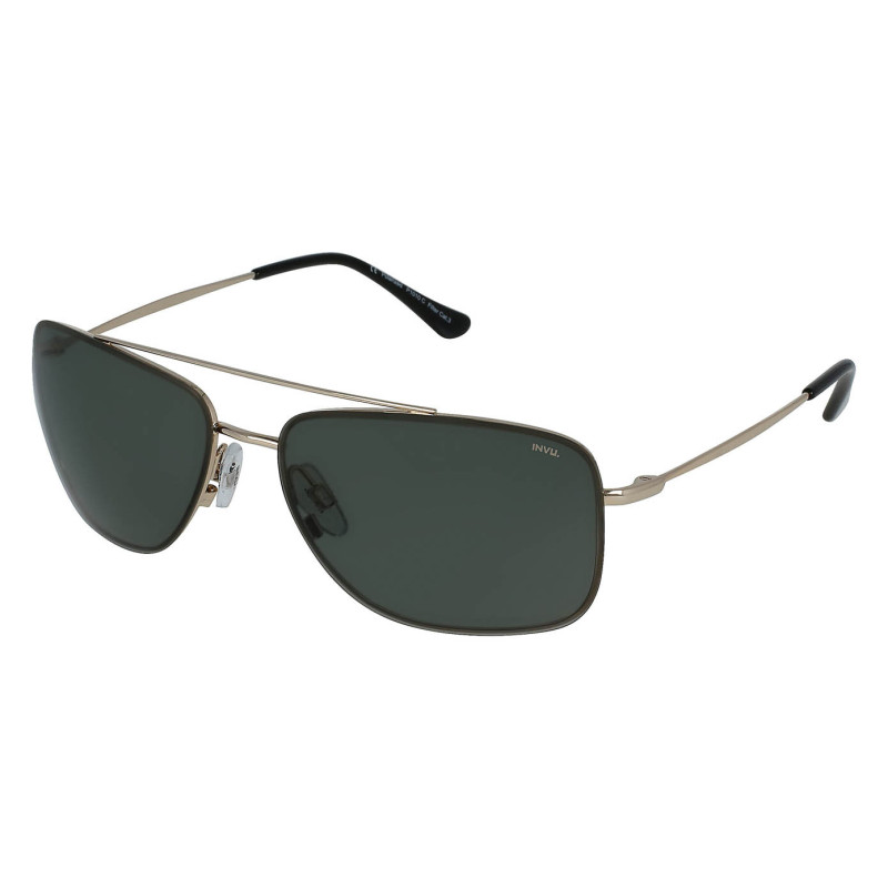 Occhiali da sole Sunglasses INVU P1010C Oro LENTI POLARIZZATE 100% UV