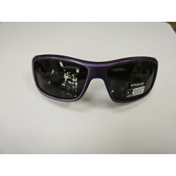 Polaroid Occhiali da sole Bimbo P 0332 B Viola Lenti Polarizzate 100% UV PROTECT GOMMA