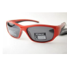 Polaroid Occhiali da sole Bimbo P0331C Rosso Lenti Polarizzate 100% UV PROTECT GOMMA 4-5 ANNI