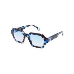 EKKIU Occhiali Da Sole KT22604B Havana Blue Donna Adulto