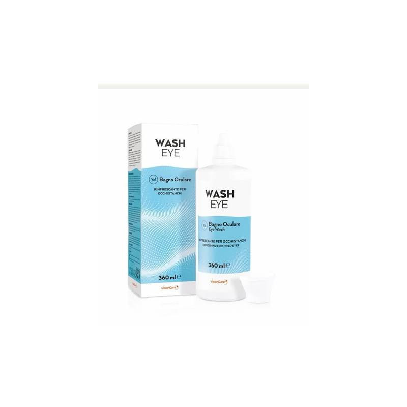 6 x Esoform WASH EYE Bagno Oculare 360 ml Vision Care Rinfrescante Per Occhi Stanchi